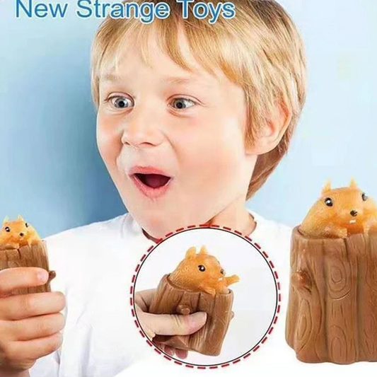 Squishy Funny Cute Animals Anti-stress Evil Squirrel – Rechargeable, Discreet, Intimate Wellness Accessory – Quiet, Rechargeable, Waterproof, Couples & Solo Use, Discreet Intimate Wellness Accessory