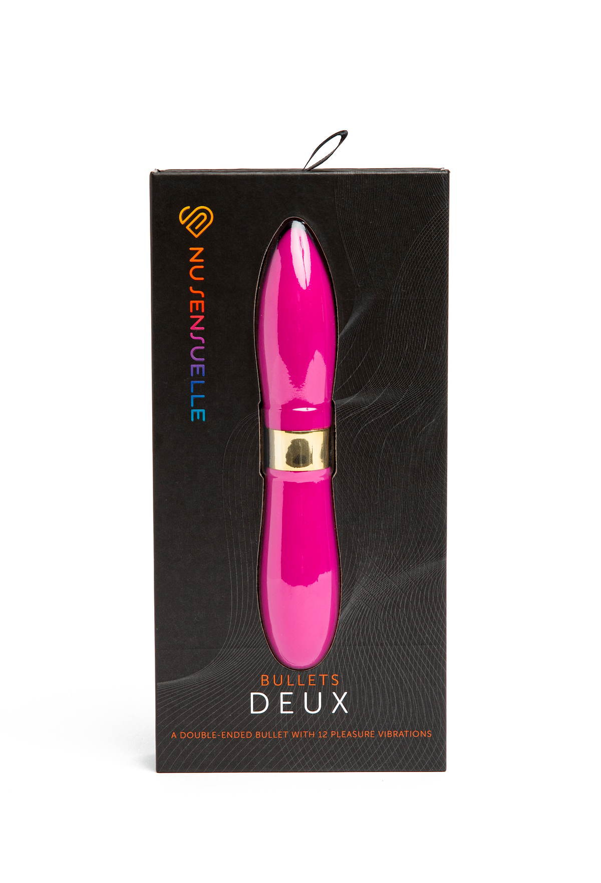 DOUBLE ENDED DEUX BULLET - MAGENTA – Rechargeable, Discreet, Intimate Wellness Accessory – Quiet, Rechargeable, Waterproof, Couples & Solo Use, Discreet Intimate Wellness Accessory
