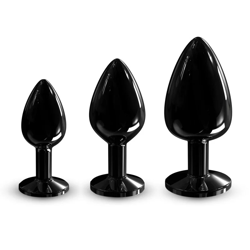 DIAMOND PLUG BLACK M – Rechargeable, Discreet, Intimate Wellness Accessory – Quiet, Rechargeable, Waterproof, Couples & Solo Use, Discreet Intimate Wellness Accessory