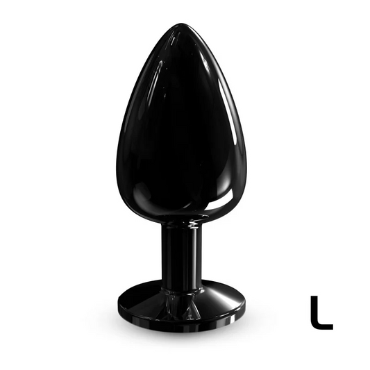 DIAMOND PLUG BLACK L – Rechargeable, Discreet, Intimate Wellness Accessory – Quiet, Rechargeable, Waterproof, Couples & Solo Use, Discreet Intimate Wellness Accessory