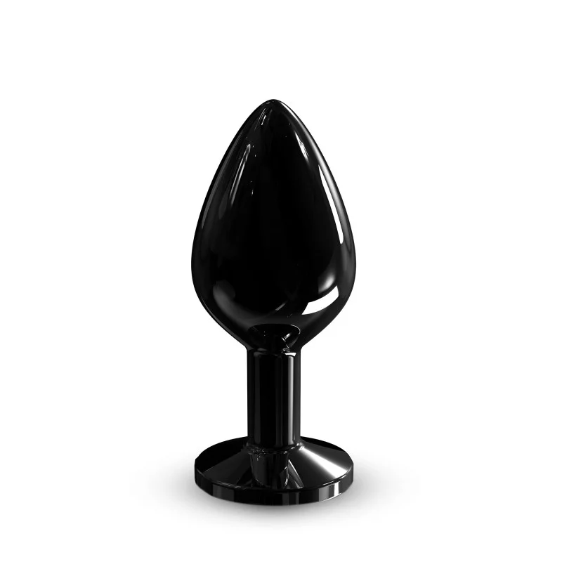 DIAMOND PLUG BLACK M – Rechargeable, Discreet, Intimate Wellness Accessory – Quiet, Rechargeable, Waterproof, Couples & Solo Use, Discreet Intimate Wellness Accessory