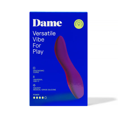Dip - Plum – Rechargeable, Discreet, Intimate Wellness Accessory – Quiet, Rechargeable, Waterproof, Couples & Solo Use, Discreet Intimate Wellness Accessory
