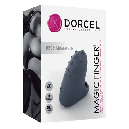 MAGIC FINGER RECHARGEABLE - GREY – Rechargeable, Discreet, Intimate Wellness Accessory – Quiet, Rechargeable, Waterproof, Couples & Solo Use, Discreet Intimate Wellness Accessory