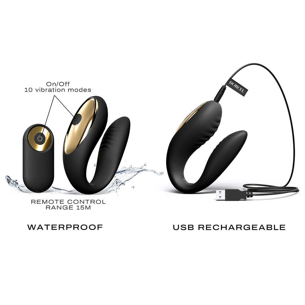 PERFECT LOVER – Rechargeable, Discreet, Intimate Wellness Accessory – Quiet, Rechargeable, Waterproof, Couples & Solo Use, Discreet Intimate Wellness Accessory