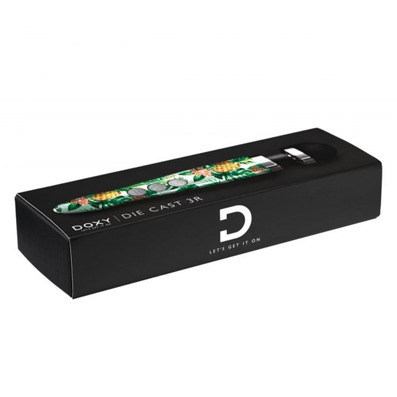 Die Cast 3R - Pineapple – Rechargeable, Discreet, Intimate Wellness Accessory – Quiet, Rechargeable, Waterproof, Couples & Solo Use, Discreet Intimate Wellness Accessory