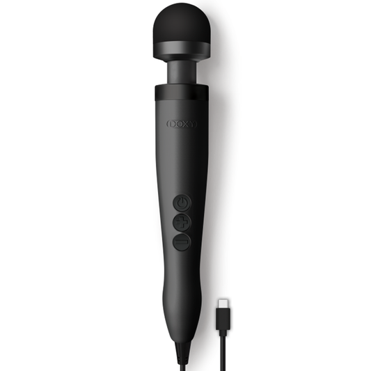 3 USB-C - Matte Black – Rechargeable, Discreet, Intimate Wellness Accessory – Quiet, Rechargeable, Waterproof, Couples & Solo Use, Discreet Intimate Wellness Accessory