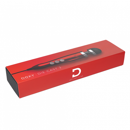 Die Cast 3 - Candy Red – Rechargeable, Discreet, Intimate Wellness Accessory – Quiet, Rechargeable, Waterproof, Couples & Solo Use, Discreet Intimate Wellness Accessory