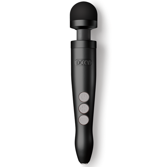 Die Cast 3R - Matte Black – Rechargeable, Discreet, Intimate Wellness Accessory – Quiet, Rechargeable, Waterproof, Couples & Solo Use, Discreet Intimate Wellness Accessory