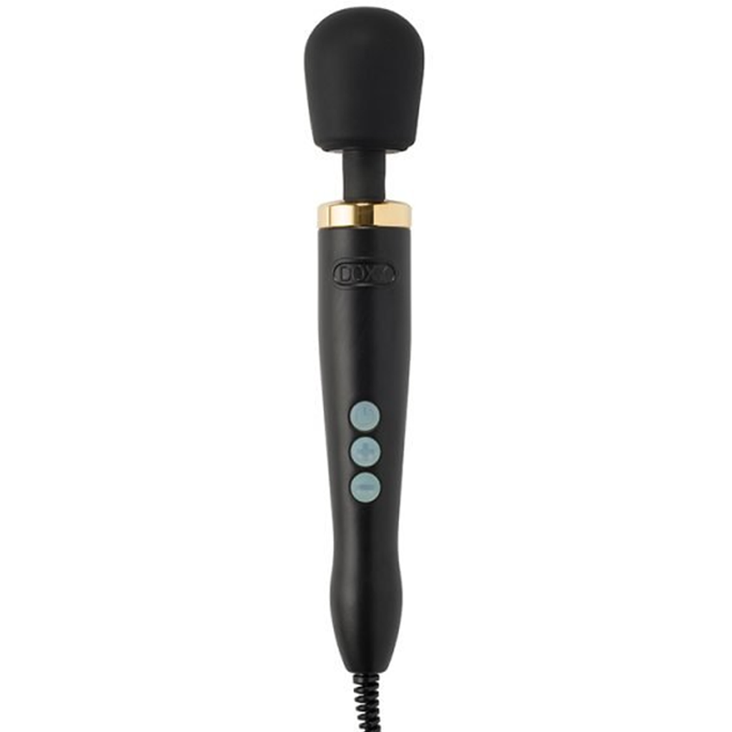 Die Cast - Matte Black / Gold – Rechargeable, Discreet, Intimate Wellness Accessory – Quiet, Rechargeable, Waterproof, Couples & Solo Use, Discreet Intimate Wellness Accessory