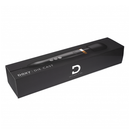 Die Cast - Matte Black / Gold – Rechargeable, Discreet, Intimate Wellness Accessory – Quiet, Rechargeable, Waterproof, Couples & Solo Use, Discreet Intimate Wellness Accessory