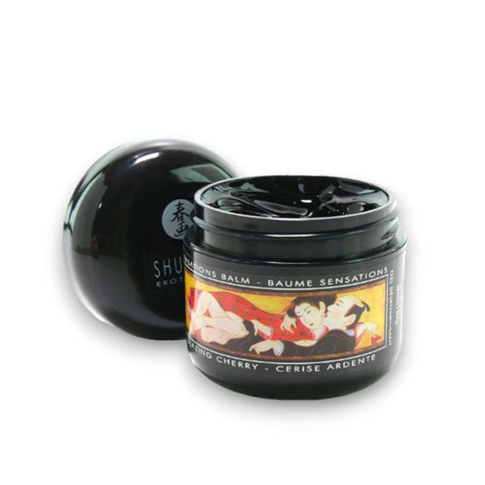 Sensations Balm - Blazing Cherry – Rechargeable, Discreet, Intimate Wellness Accessory – Quiet, Rechargeable, Waterproof, Couples & Solo Use, Discreet Intimate Wellness Accessory
