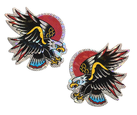 Glittering Eagle Diamond Thom™ Pasties * – Rechargeable, Discreet, Intimate Wellness Accessory – Quiet, Rechargeable, Waterproof, Couples & Solo Use, Discreet Intimate Wellness Accessory