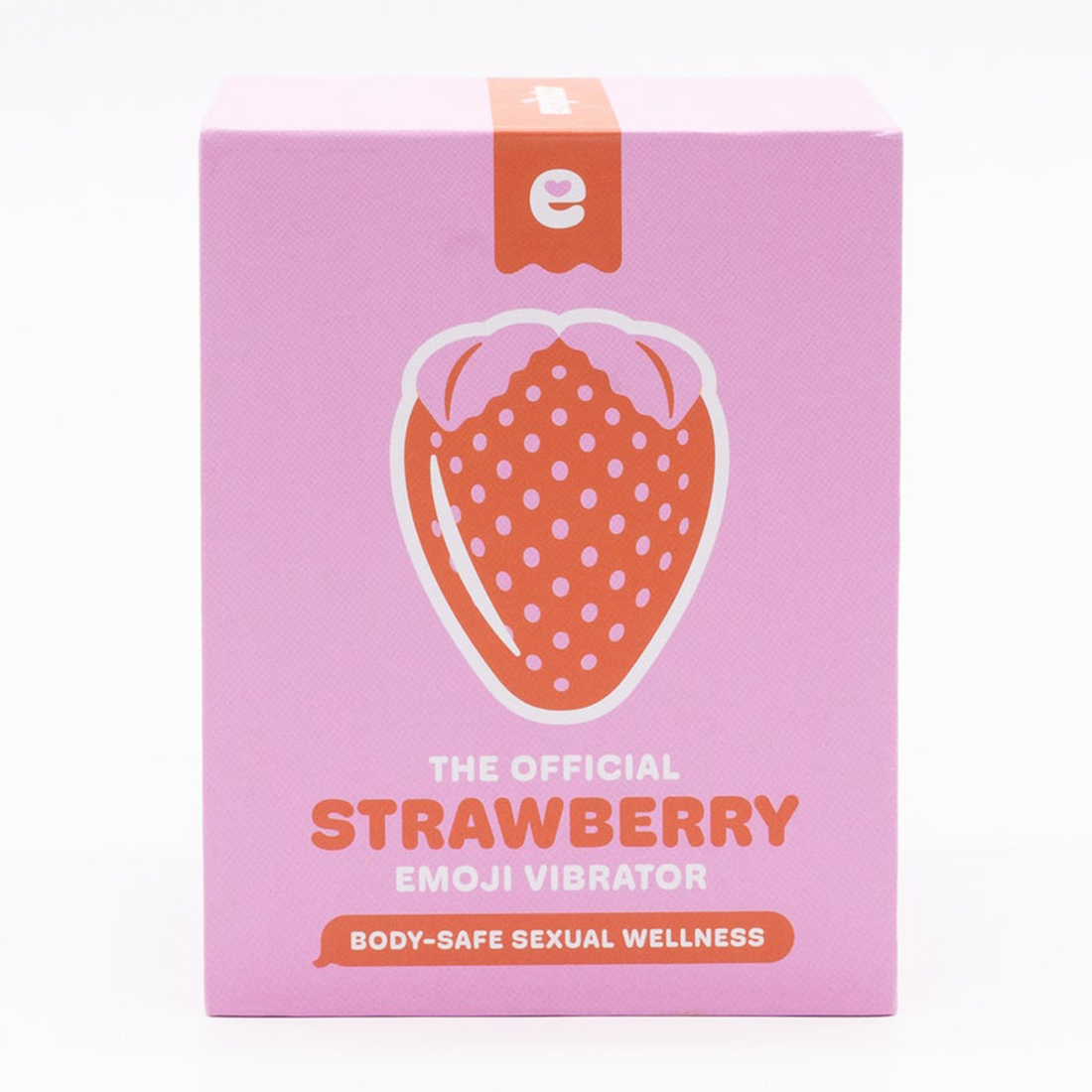Strawberry Emojibator – Rechargeable, Discreet, Intimate Wellness Accessory – Quiet, Rechargeable, Waterproof, Couples & Solo Use, Discreet Intimate Wellness Accessory