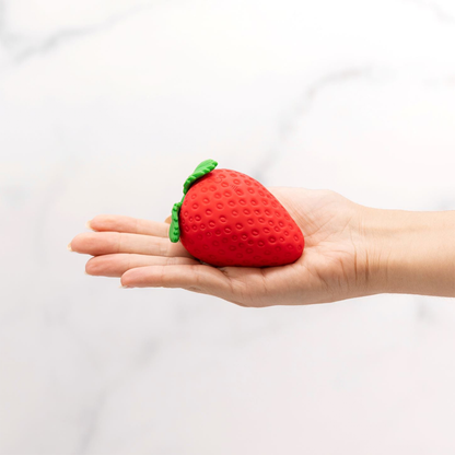Strawberry Emojibator – Rechargeable, Discreet, Intimate Wellness Accessory – Quiet, Rechargeable, Waterproof, Couples & Solo Use, Discreet Intimate Wellness Accessory
