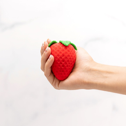 Strawberry Emojibator – Rechargeable, Discreet, Intimate Wellness Accessory – Quiet, Rechargeable, Waterproof, Couples & Solo Use, Discreet Intimate Wellness Accessory