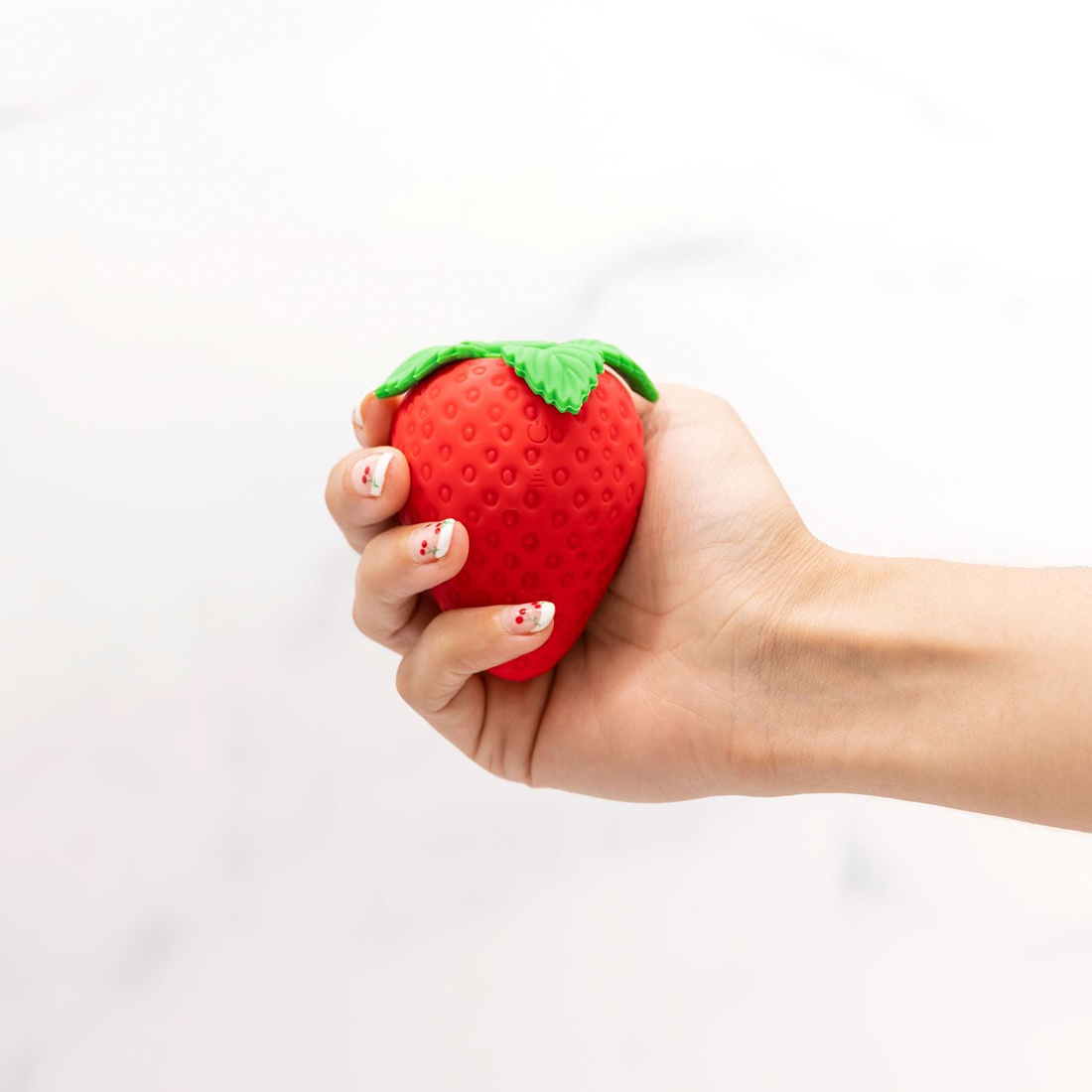 Strawberry Emojibator – Rechargeable, Discreet, Intimate Wellness Accessory – Quiet, Rechargeable, Waterproof, Couples & Solo Use, Discreet Intimate Wellness Accessory