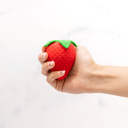 Strawberry Emojibator – Rechargeable, Discreet, Intimate Wellness Accessory – Quiet, Rechargeable, Waterproof, Couples & Solo Use, Discreet Intimate Wellness Accessory