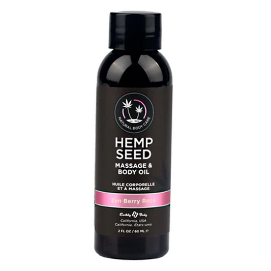 Massage Oil Zen Berry Rose 2 fl oz / 60 ml – Rechargeable, Discreet, Intimate Wellness Accessory – Quiet, Rechargeable, Waterproof, Couples & Solo Use, Discreet Intimate Wellness Accessory