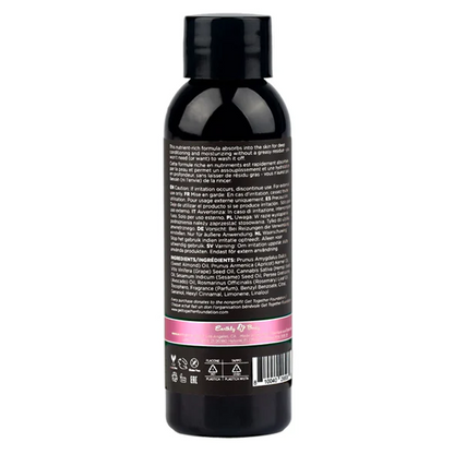 Massage Oil Zen Berry Rose 2 fl oz / 60 ml – Rechargeable, Discreet, Intimate Wellness Accessory – Quiet, Rechargeable, Waterproof, Couples & Solo Use, Discreet Intimate Wellness Accessory
