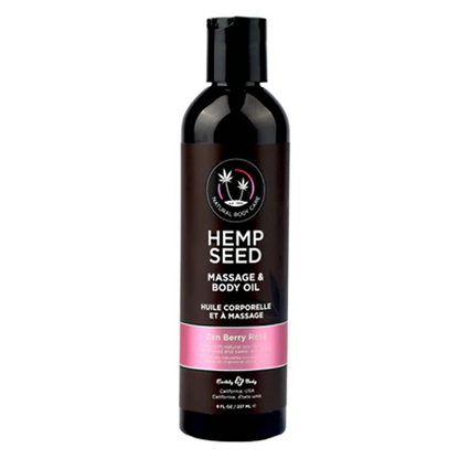 Massage Oil Zen Berry Rose 8 fl oz / 237 ml – Rechargeable, Discreet, Intimate Wellness Accessory – Quiet, Rechargeable, Waterproof, Couples & Solo Use, Discreet Intimate Wellness Accessory