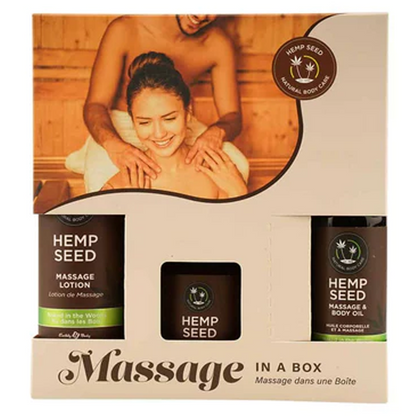 Massage in A Box: Naked In The Woods – Rechargeable, Discreet, Intimate Wellness Accessory – Quiet, Rechargeable, Waterproof, Couples & Solo Use, Discreet Intimate Wellness Accessory