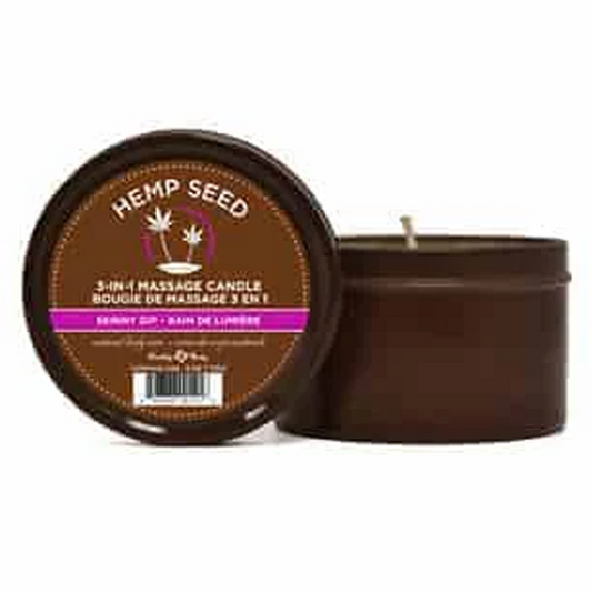 3-in-1 Massage Candle Skinny Dip 6 oz / 170 g – Rechargeable, Discreet, Intimate Wellness Accessory – Quiet, Rechargeable, Waterproof, Couples & Solo Use, Discreet Intimate Wellness Accessory