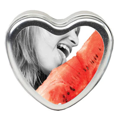 Edible Massage Candle Watermelon 4 oz / 113 g – Rechargeable, Discreet, Intimate Wellness Accessory – Quiet, Rechargeable, Waterproof, Couples & Solo Use, Discreet Intimate Wellness Accessory