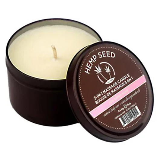 3-in-1 Massage Candle Zen Berry Rose 6 oz / 170 g – Rechargeable, Discreet, Intimate Wellness Accessory – Quiet, Rechargeable, Waterproof, Couples & Solo Use, Discreet Intimate Wellness Accessory