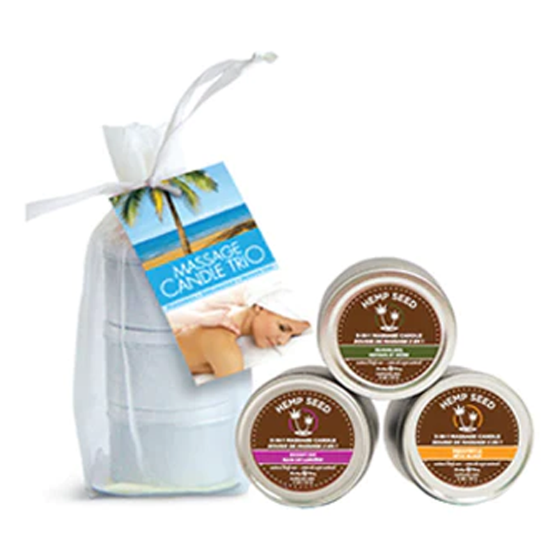 Mini Candle Trio Skinny Dip, Guavalava, and Dreamsicle 2 oz / 57 g – Rechargeable, Discreet, Intimate Wellness Accessory – Quiet, Rechargeable, Waterproof, Couples & Solo Use, Discreet Intimate Wellness Accessory