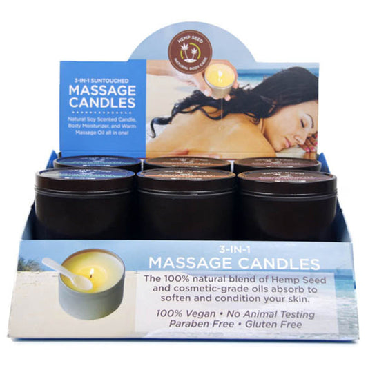 3-In-1 Massage Candle Pre-Pack Display – Rechargeable, Discreet, Intimate Wellness Accessory – Quiet, Rechargeable, Waterproof, Couples & Solo Use, Discreet Intimate Wellness Accessory