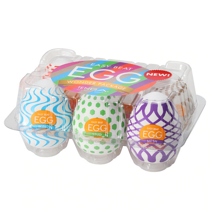 Egg Variety Pack - Wonder – Rechargeable, Discreet, Intimate Wellness Accessory – Quiet, Rechargeable, Waterproof, Couples & Solo Use, Discreet Intimate Wellness Accessory
