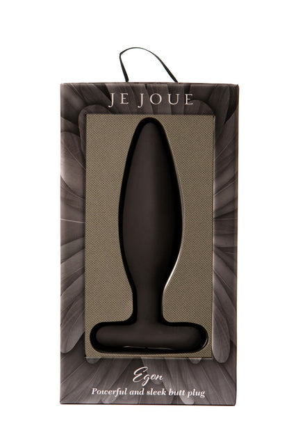 Egon Vibrating Butt Plug Black – Rechargeable, Discreet, Intimate Wellness Accessory – Quiet, Rechargeable, Waterproof, Couples & Solo Use, Discreet Intimate Wellness Accessory