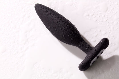 Egon Vibrating Butt Plug Black – Rechargeable, Discreet, Intimate Wellness Accessory – Quiet, Rechargeable, Waterproof, Couples & Solo Use, Discreet Intimate Wellness Accessory