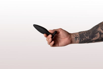 Egon Vibrating Butt Plug Black – Rechargeable, Discreet, Intimate Wellness Accessory – Quiet, Rechargeable, Waterproof, Couples & Solo Use, Discreet Intimate Wellness Accessory