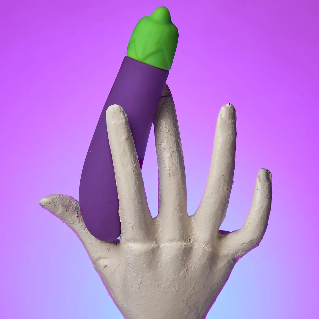Eggplant Emojibator – Rechargeable, Discreet, Intimate Wellness Accessory – Quiet, Rechargeable, Waterproof, Couples & Solo Use, Discreet Intimate Wellness Accessory