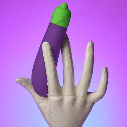 Eggplant Emojibator – Rechargeable, Discreet, Intimate Wellness Accessory – Quiet, Rechargeable, Waterproof, Couples & Solo Use, Discreet Intimate Wellness Accessory
