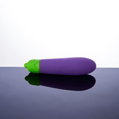 Eggplant Emojibator – Rechargeable, Discreet, Intimate Wellness Accessory – Quiet, Rechargeable, Waterproof, Couples & Solo Use, Discreet Intimate Wellness Accessory