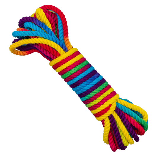 Funfetti Rainbow playful restraint Rope – Rechargeable, Discreet, Intimate Wellness Accessory – Quiet, Rechargeable, Waterproof, Couples & Solo Use, Discreet Intimate Wellness Accessory