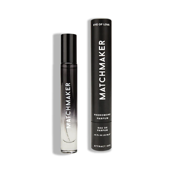 Matchmaker Black Diamond Pheromone Parfum - Attract Her - 10ml / 0.33 fl oz – Rechargeable, Discreet, Intimate Wellness Accessory – Quiet, Rechargeable, Waterproof, Couples & Solo Use, Discreet Intimate Wellness Accessory
