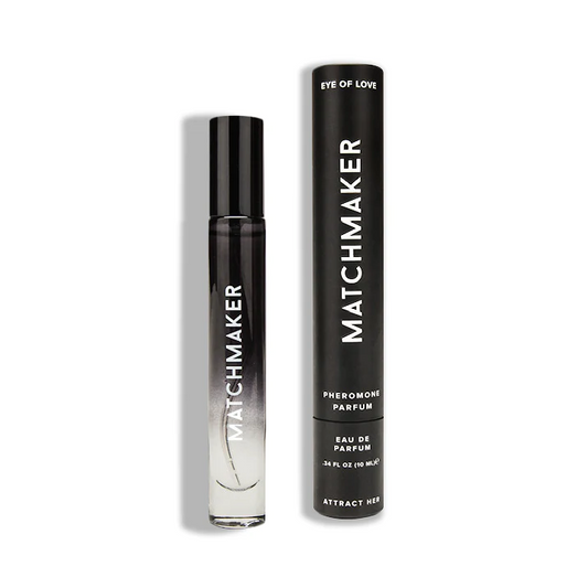 Matchmaker Black Diamond Pheromone Parfum - Attract Her - 10ml / 0.33 fl oz – Rechargeable, Discreet, Intimate Wellness Accessory – Quiet, Rechargeable, Waterproof, Couples & Solo Use, Discreet Intimate Wellness Accessory