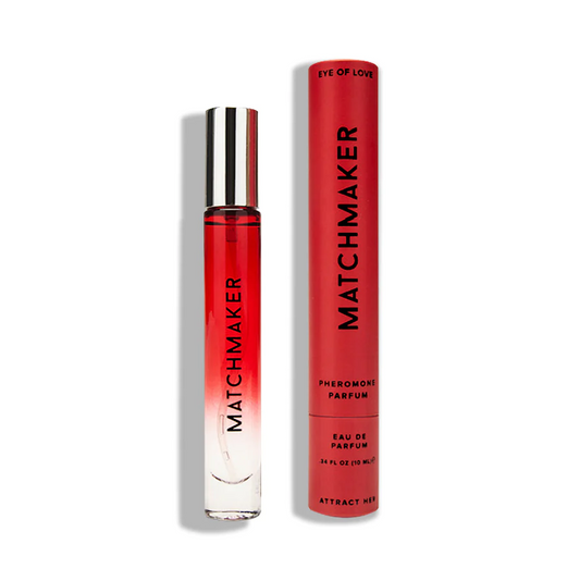 Matchmaker Red Diamond LGBTQ Pheromone Parfum - Attract Her -  10ml / 0.33 fl oz – Rechargeable, Discreet, Intimate Wellness Accessory – Quiet, Rechargeable, Waterproof, Couples & Solo Use, Discreet Intimate Wellness Accessory