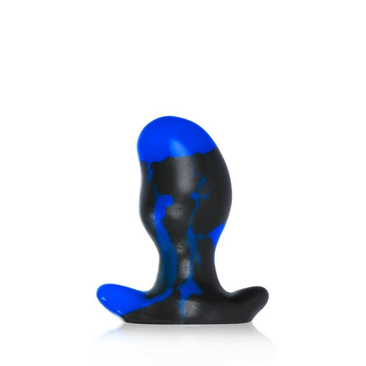 ERGO, buttplug - BLACK POLICE BLUE SWIRL - MEDIUM – Rechargeable, Discreet, Intimate Wellness Accessory – Quiet, Rechargeable, Waterproof, Couples & Solo Use, Discreet Intimate Wellness Accessory