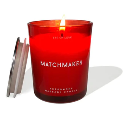 Matchmaker Red Diamond Pheromone Massage Candle - Attract Him 150ml / 5.0 fl oz – Rechargeable, Discreet, Intimate Wellness Accessory – Quiet, Rechargeable, Waterproof, Couples & Solo Use, Discreet Intimate Wellness Accessory