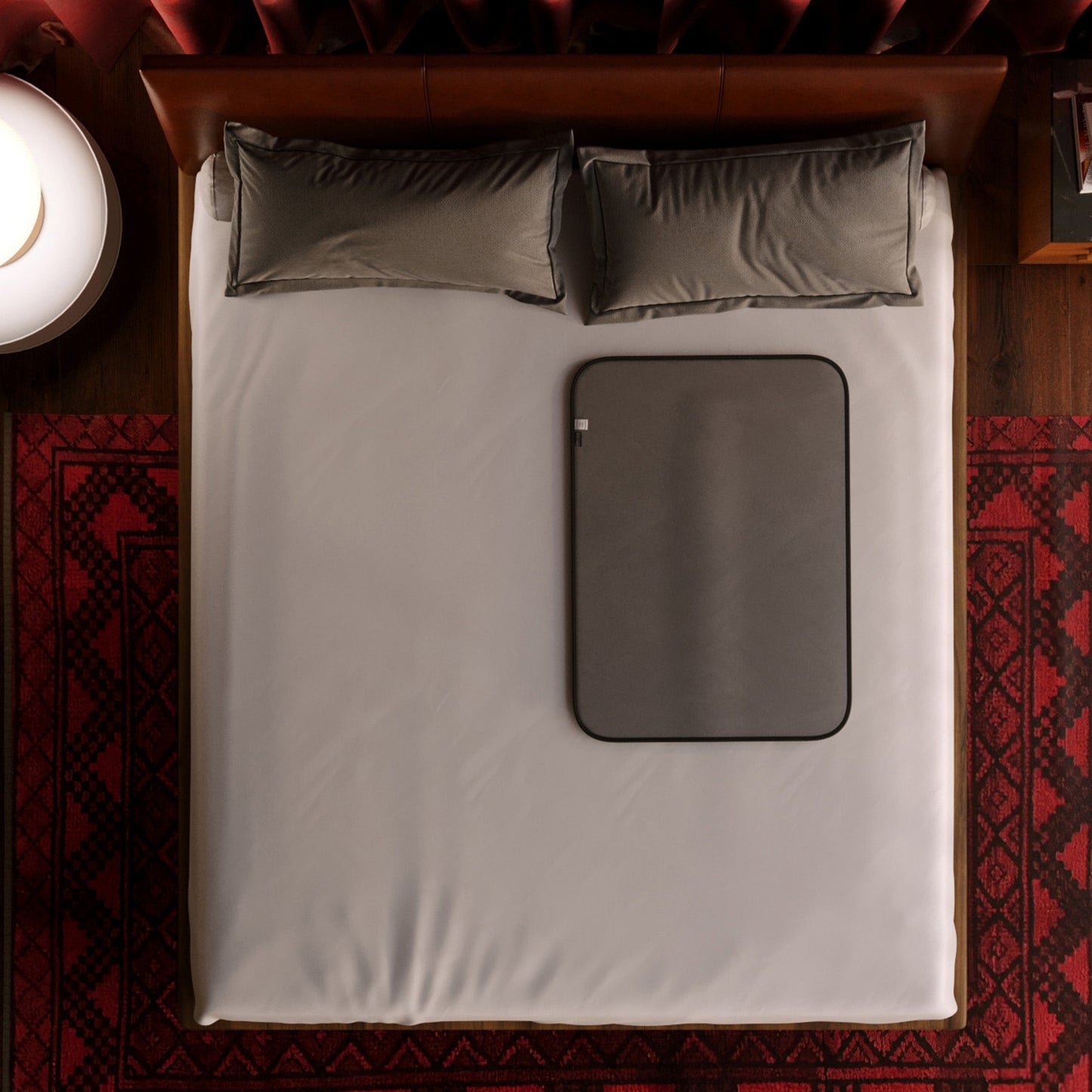 Facinator Throw Grey Microvelvet - Mini – Rechargeable, Discreet, Intimate Wellness Accessory – Quiet, Rechargeable, Waterproof, Couples & Solo Use, Discreet Intimate Wellness Accessory