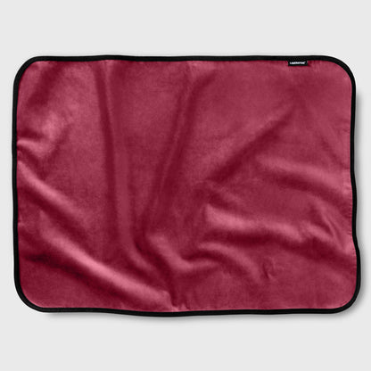 Fascinator Throw Merlot  Microvelvet - Mini – Rechargeable, Discreet, Intimate Wellness Accessory – Quiet, Rechargeable, Waterproof, Couples & Solo Use, Discreet Intimate Wellness Accessory