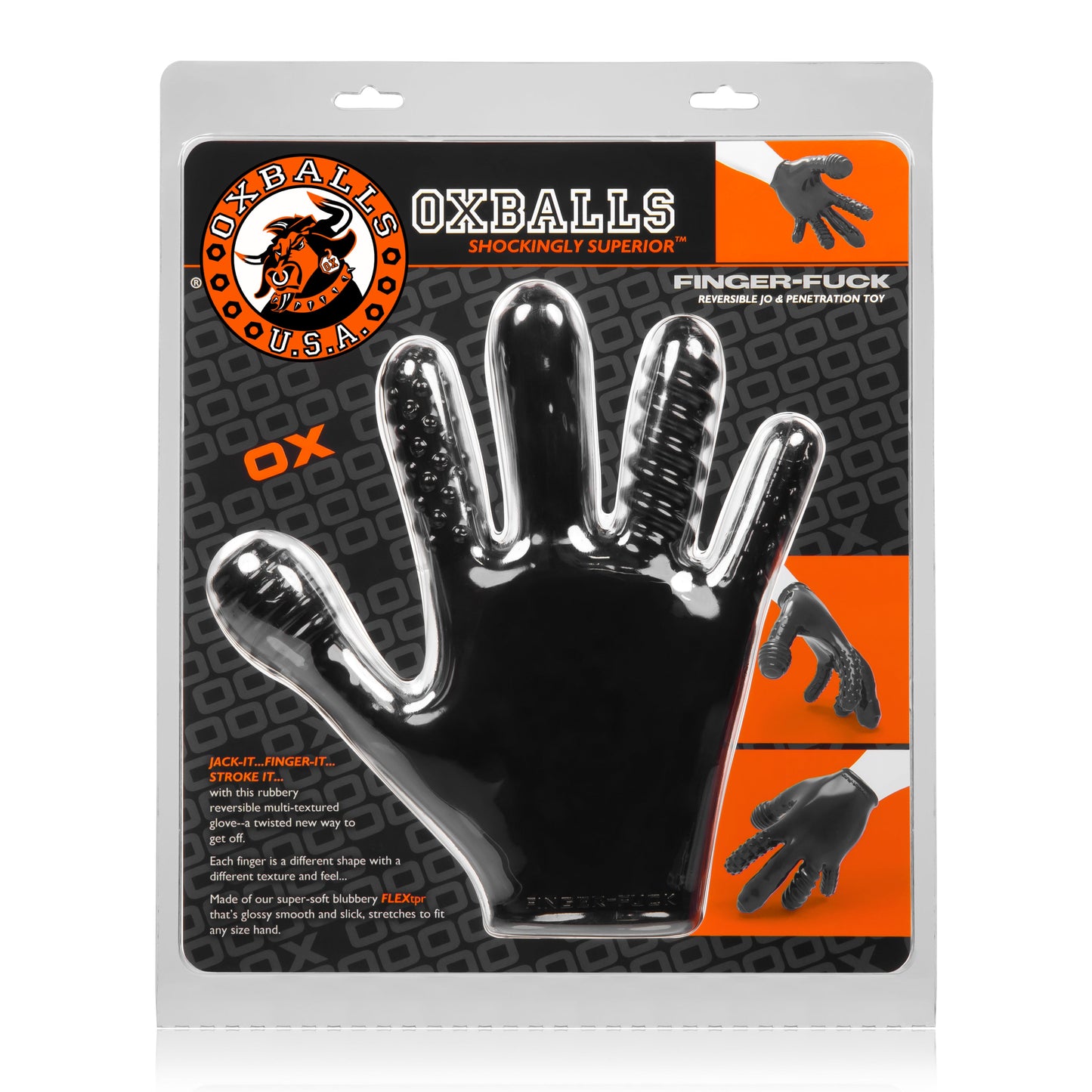 FINGER FUCK glove BLACK – Rechargeable, Discreet, Intimate Wellness Accessory – Quiet, Rechargeable, Waterproof, Couples & Solo Use, Discreet Intimate Wellness Accessory