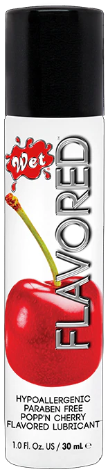 Flavored™ Popp'n Cherry 1 Fl. Oz./30mL – Rechargeable, Discreet, Intimate Wellness Accessory – Quiet, Rechargeable, Waterproof, Couples & Solo Use, Discreet Intimate Wellness Accessory