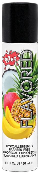Flavored™ Tropical Explosion 1 Fl. Oz./30mL – Rechargeable, Discreet, Intimate Wellness Accessory – Quiet, Rechargeable, Waterproof, Couples & Solo Use, Discreet Intimate Wellness Accessory