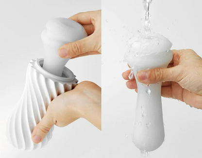 FLEX Silky White – Rechargeable, Discreet, Intimate Wellness Accessory – Quiet, Rechargeable, Waterproof, Couples & Solo Use, Discreet Intimate Wellness Accessory