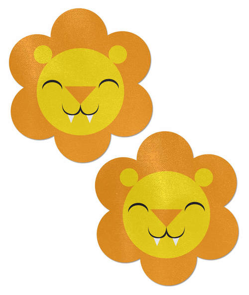 Daisy: Kawaii Lion Flower Pasties * – Rechargeable, Discreet, Intimate Wellness Accessory – Quiet, Rechargeable, Waterproof, Couples & Solo Use, Discreet Intimate Wellness Accessory